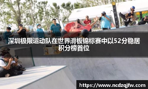 深圳极限运动队在世界滑板锦标赛中以52分稳居积分榜首位