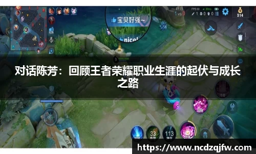 对话陈芳：回顾王者荣耀职业生涯的起伏与成长之路
